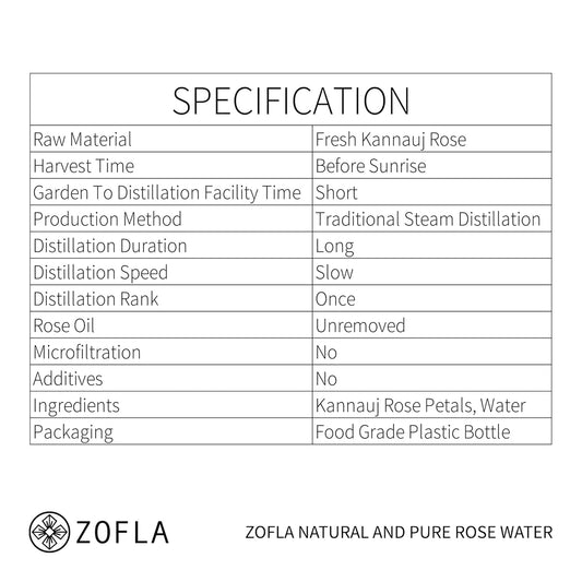 Natural and Pure Rose Water